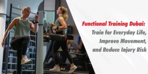 A professional team in a modern office reviews a 3D structural model on a tablet, illustrating the detailed planning and methodology behind a functional training Dubai program to ensure optimal movement and results.